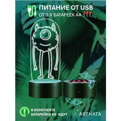 Детский ночник фигурка корпорация монстров