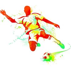 Картина на холсте по фото Модульные картины Печать портретов на холсте Футболист - Фотообои люди|футбол