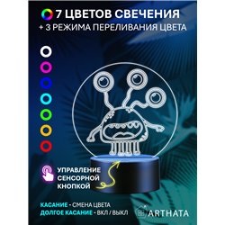 Светильник детский ночник светодиодный фигурка монстра