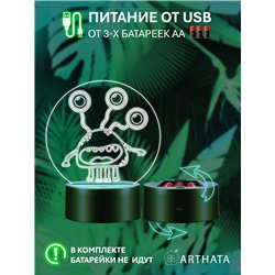 Светильник детский ночник светодиодный фигурка монстра
