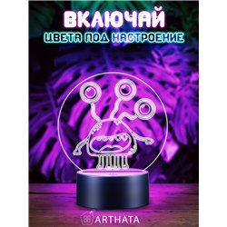 Светильник детский ночник светодиодный фигурка монстра