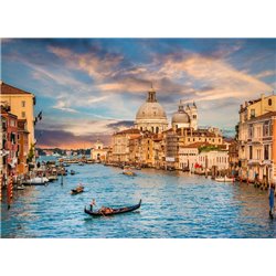 Гондолы на канале, Италия - Фотообои архитектура|Италия - Модульная картины, Репродукции, Декоративные панно, Декор стен