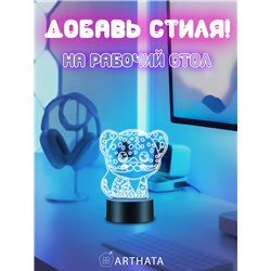 Светильник ночник детский светодиодный фигурка леопард