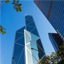 Одно из самых высоких зданий в Гонконге - Фотообои Современный город|Гонконг - Модульная картины, Репродукции, Декоративные панно, Декор стен