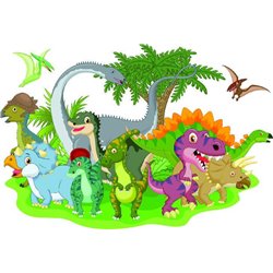 Динозавры - Фотообои детские - Модульная картины, Репродукции, Декоративные панно, Декор стен
