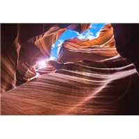 Красная пещера - Фотообои природа|пустыня