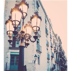 Старые фонари улиц - Фотообои Старый город - Модульная картины, Репродукции, Декоративные панно, Декор стен