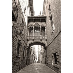 Готический стиль Барселоны - Фотообои Старый город|Испания - Модульная картины, Репродукции, Декоративные панно, Декор стен