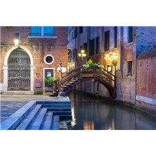 Картина на холсте по фото Модульные картины Печать портретов на холсте Загадочная Венеция - Фотообои Старый город|Италия