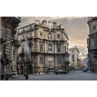 Восьмиугольник Солнца - Фотообои Старый город|Италия