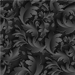 Темный орнамент из листьев - 3D фотообои|3D паттерн - Модульная картины, Репродукции, Декоративные панно, Декор стен