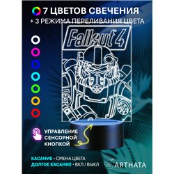 Беспроводной детский светильник ночник game over
