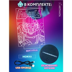 Беспроводной детский светильник ночник game over