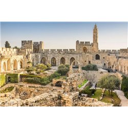 Иерусалим, башня Давида - Фотообои Старый город - Модульная картины, Репродукции, Декоративные панно, Декор стен