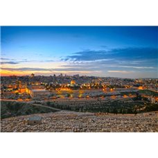 Картина на холсте по фото Модульные картины Печать портретов на холсте Иерусалим. Израиль - Фотообои Старый город