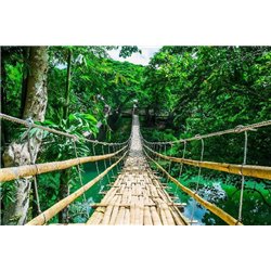 Тропический лес - Фотообои Расширяющие пространство - Модульная картины, Репродукции, Декоративные панно, Декор стен