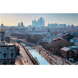 Панорама столицы - Фотообои Современный город|Москва - Модульная картины, Репродукции, Декоративные панно, Декор стен