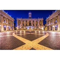 Площадь в Риме - Фотообои Старый город|Рим - Модульная картины, Репродукции, Декоративные панно, Декор стен