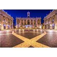 Площадь в Риме - Фотообои Старый город|Рим