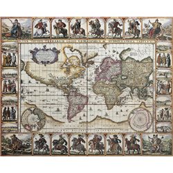 Карта завоевателей - Фотообои карта мира - Модульная картины, Репродукции, Декоративные панно, Декор стен