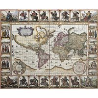 Карта завоевателей - Фотообои карта мира
