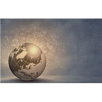 Глобус - Фотообои карта мира