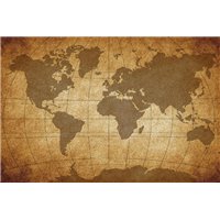 Портреты картины репродукции на заказ - Современная карта - Фотообои карта мира