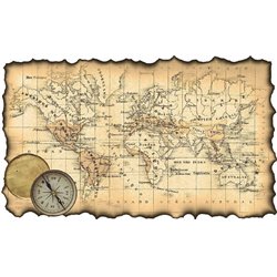 Страны на карте - Фотообои карта мира - Модульная картины, Репродукции, Декоративные панно, Декор стен