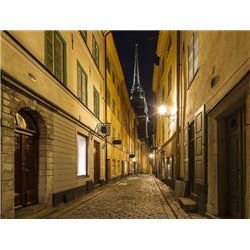Ночная Европа - Фотообои Старый город - Модульная картины, Репродукции, Декоративные панно, Декор стен