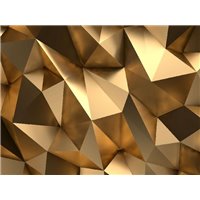 Золотая 3Д абстракция - Фотообои Фоны и текстуры|золото