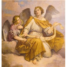 Картина на холсте по фото Модульные картины Печать портретов на холсте Аве Мария - Фотообои Фрески|ангелы