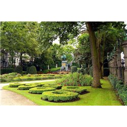 Старый парк - Фотообои Японские и просто сады - Модульная картины, Репродукции, Декоративные панно, Декор стен