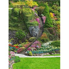 Картина на холсте по фото Модульные картины Печать портретов на холсте Смотровая - Фотообои Японские и просто сады