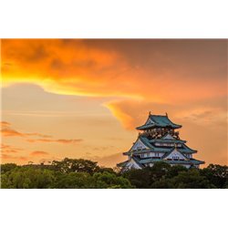 Закат - Фотообои Японские и просто сады - Модульная картины, Репродукции, Декоративные панно, Декор стен