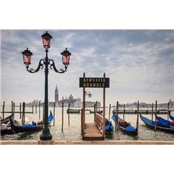 Венецианский причал - Фотообои Расширяющие пространство - Модульная картины, Репродукции, Декоративные панно, Декор стен