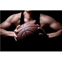 Портреты картины репродукции на заказ - Баскетболист - Фотообои спорт