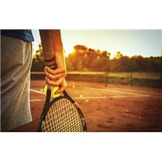 Картина на холсте по фото Модульные картины Печать портретов на холсте Теннисист - Фотообои спорт