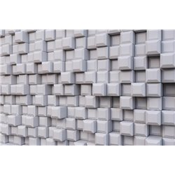 Серые кубы 3d - Фотообои Фоны и текстуры - Модульная картины, Репродукции, Декоративные панно, Декор стен