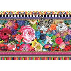 Коллаж из цветов и насекомых - Фотообои цветы - Модульная картины, Репродукции, Декоративные панно, Декор стен
