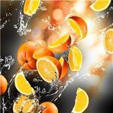 Картина на холсте по фото Модульные картины Печать портретов на холсте Сочные апельсины - 3D фотообои