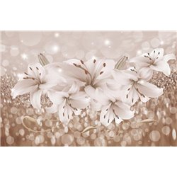 Букет лилий - Фотообои цветы - Модульная картины, Репродукции, Декоративные панно, Декор стен