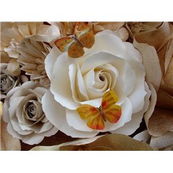 Бумажные цветы - Фотообои цветы - Модульная картины, Репродукции, Декоративные панно, Декор стен