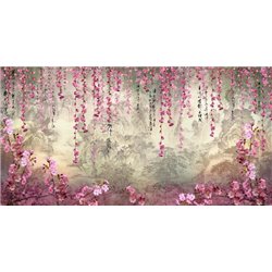 Розовое цветение - Фотообои Арт - Модульная картины, Репродукции, Декоративные панно, Декор стен