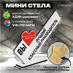Подарок учителю "вы лучший классный руководитель" фигурка