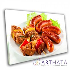 Картина в кафе