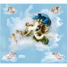 Картина на холсте по фото Модульные картины Печать портретов на холсте Небо для ангелов - Фотообои Фрески
