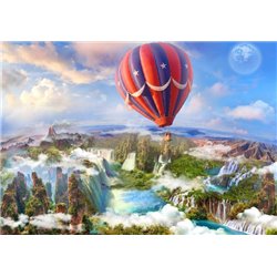 Долина водопадов - Фотообои природа - Модульная картины, Репродукции, Декоративные панно, Декор стен
