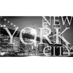 Ночной Нью-Йорк - Фотообои Современный город|Ночной город - Модульная картины, Репродукции, Декоративные панно, Декор стен