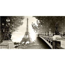 Картина на холсте по фото Модульные картины Печать портретов на холсте Река Сена в Париже - Фотообои архитектура