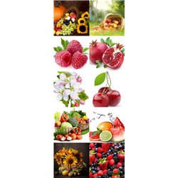 Ягоды и фрукты - Фотообои Еда и напитки - Модульная картины, Репродукции, Декоративные панно, Декор стен